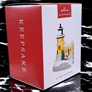 NIB 2024 Hallmark Keepsake Holiday Lighthouse Ornament - 13th in Series